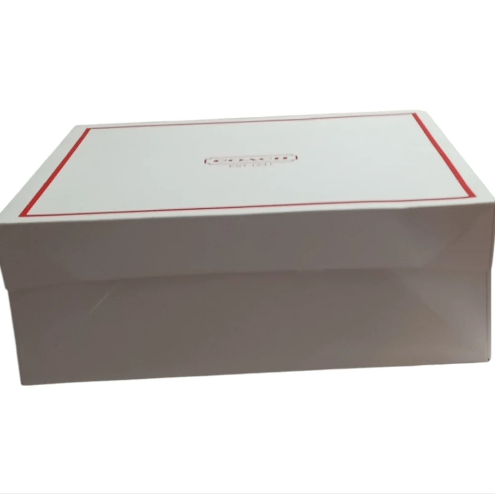 Coach White and Red Vintage Storage -Gift Box